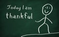 Today I am thankful Royalty Free Stock Photo
