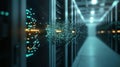 Exploring the Role of Artificial Intelligence Technologies in Optimizing Data Center Server Performance and Efficiency Royalty Free Stock Photo