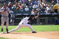 Todd Helton stretches for an out Royalty Free Stock Photo