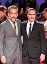 Todd Phillips and Joaquin Phoenix at premiere of Joker TIFF2019