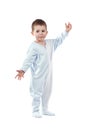 Toddle in pajamas Royalty Free Stock Photo