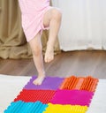 Orthopedic massage puzzle floor mats for development children