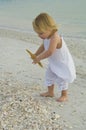 Toddler on beach