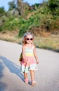 Toddler cute little girl in glasses