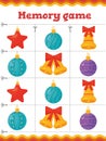 Toddler education games. Preschool or kindergarten Christmas worksheet.