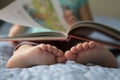Toddler Foot closeup. Royalty Free Stock Photo