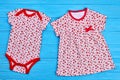 Toddler girl cotton summer garment.