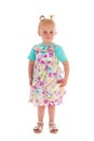 Toddler girl in summer dress Royalty Free Stock Photo