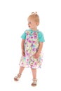 Toddler girl in summer dress Royalty Free Stock Photo