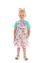 Toddler girl in summer dress Royalty Free Stock Photo