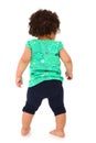 Toddler Girl Walking Away Royalty Free Stock Photo