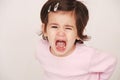 Toddler having a tantrum Royalty Free Stock Photo