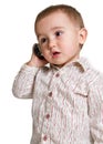 Toddler on the phone