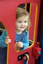 Toddler at playground Royalty Free Stock Photo