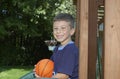 Toddler on Playset Royalty Free Stock Photo