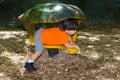 Toddler During Playtime At Park Royalty Free Stock Photo