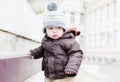 Toddler portrait kid standing Royalty Free Stock Photo