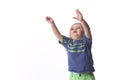 Toddler Reaching Out High
