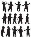 Toddler silhouettes