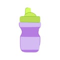 toddler sippy cup cartoon vector illustration