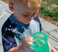 Child Spills Water Slow Motion