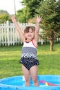 Toddler Summer Fun Royalty Free Stock Photo