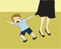 Toddler Tantrum Royalty Free Stock Photo
