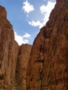 Stunning views of Todgha Gorge, Morocco Royalty Free Stock Photo