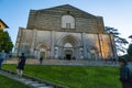 Facade of the church of San Fortunato, Todi, Perugia, Italy