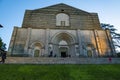 Facade of the church of San Fortunato, Todi, Perugia, Italy