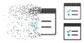 Dust Dot Halftone Todo Items Calendar Page Icon