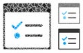 Todo items calendar page Mosaic Icon of Humpy Parts