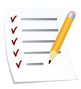 Todo list Royalty Free Stock Photo