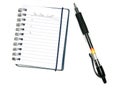 Todo List & Pen Royalty Free Stock Photo