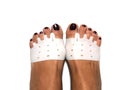 Toe Corrector Silicone Valgus Big Bunion Splint Straightener Foot. silicone support for orthopedic.