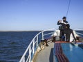 Toerist op boot, Tourist on boat