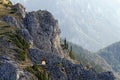 Toerlweg with wall breakthrough at the Rax massif