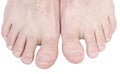 Toes. Royalty Free Stock Photo