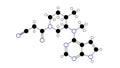 tofacitinib molecule, structural chemical formula, ball-and-stick model, isolated image disease-modifying antirheumatic drugs