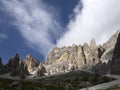 Tofane dolomites mountains panorama