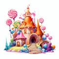 Toffee Crunch beautiful sweets candyland fairytale Royalty Free Stock Photo