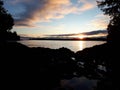 Tofino sunset Royalty Free Stock Photo