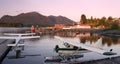 Tofino village in late evening, British Columbia