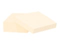 Tofu cheese. Soy cheese illustration isolated on white background. Royalty Free Stock Photo