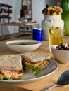 Tofu club sandwich Royalty Free Stock Photo