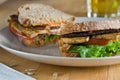 Tofu club sandwich Royalty Free Stock Photo