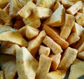 Tofu is a food made from coagulated coagulated coagulated soybean seed sediment