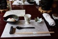 Tofu Kaiseki course in Kyoto, Japan Royalty Free Stock Photo