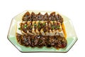 Tofu with Preserved Eggs Royalty Free Stock Photo