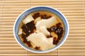 Tofu pudding with tapioca ball